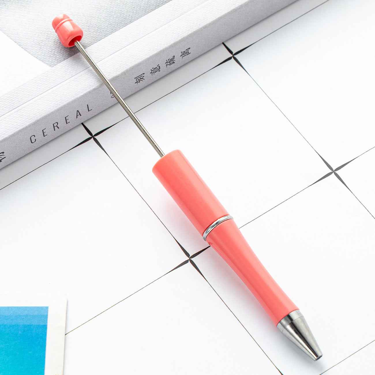 Macaron Color Beaded Pen
