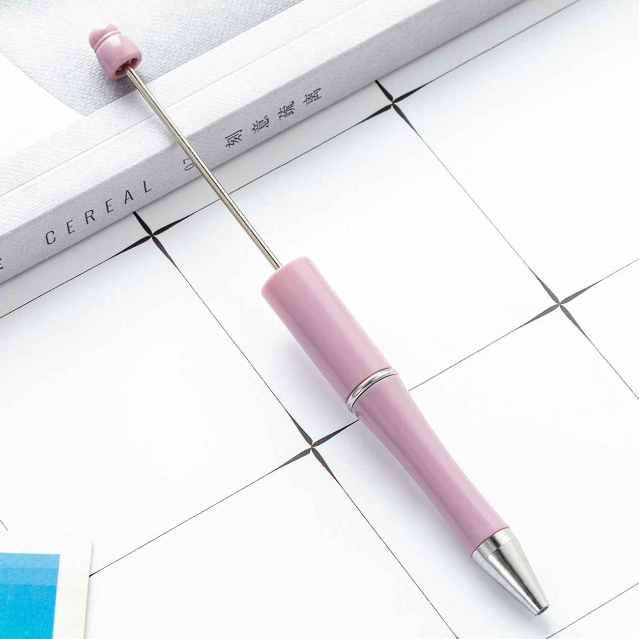 Macaron Color Beaded Pen