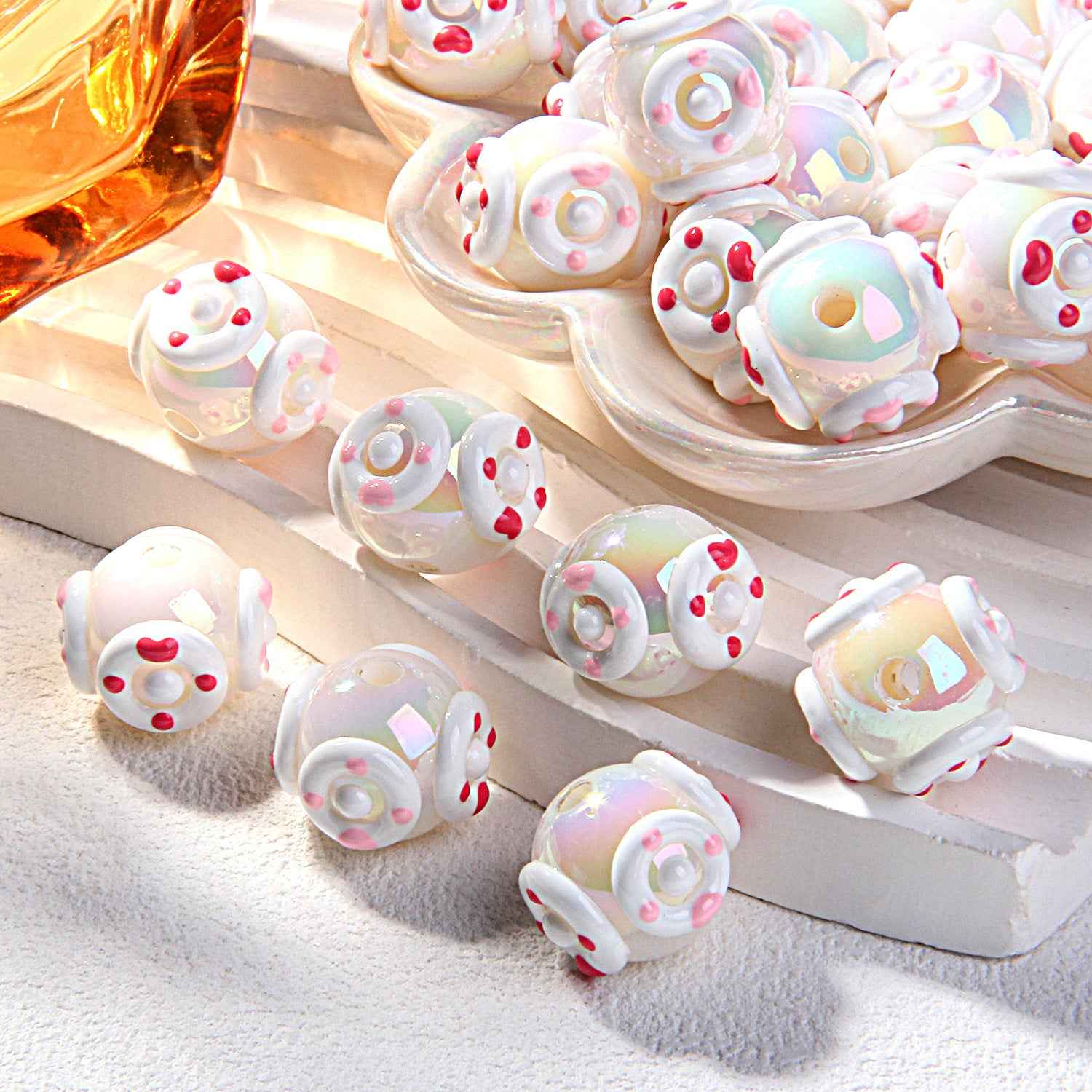 2025 Summer New Style Heavy Oil Fruit Hand-painted Beads DIY Phone Chain Car Hanging Bag Hanging Chain Headband Accessory