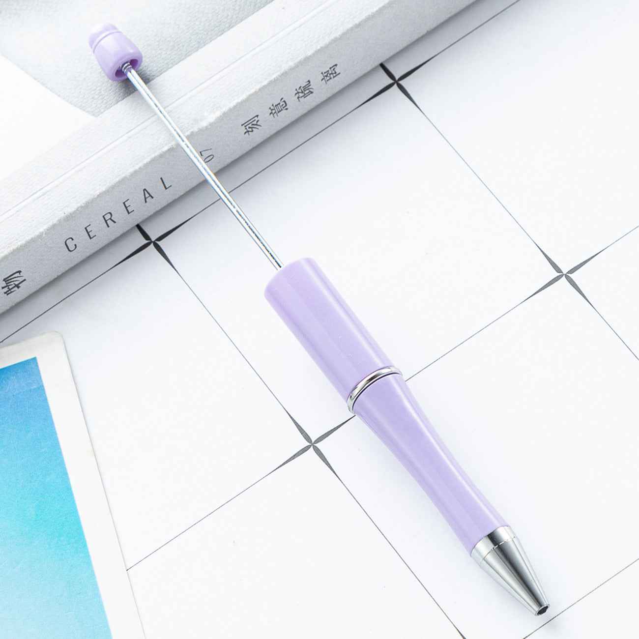 Macaron Color Beaded Pen