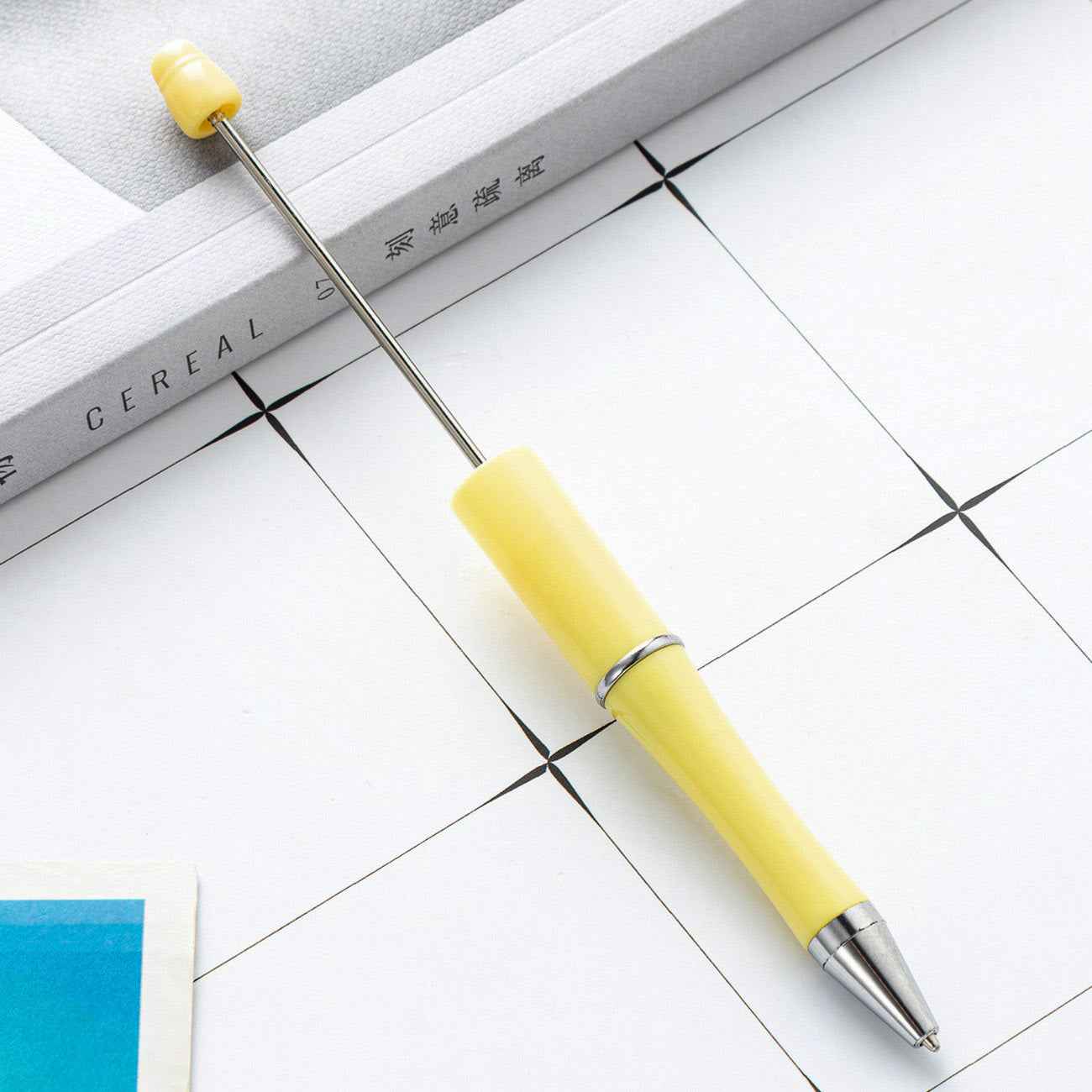 Macaron Color Beaded Pen