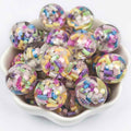 16MM soft clay beads, resin beads, rainbow candy beads, loose beads, pen charms, car hanging accessories, DIY beads in bulk