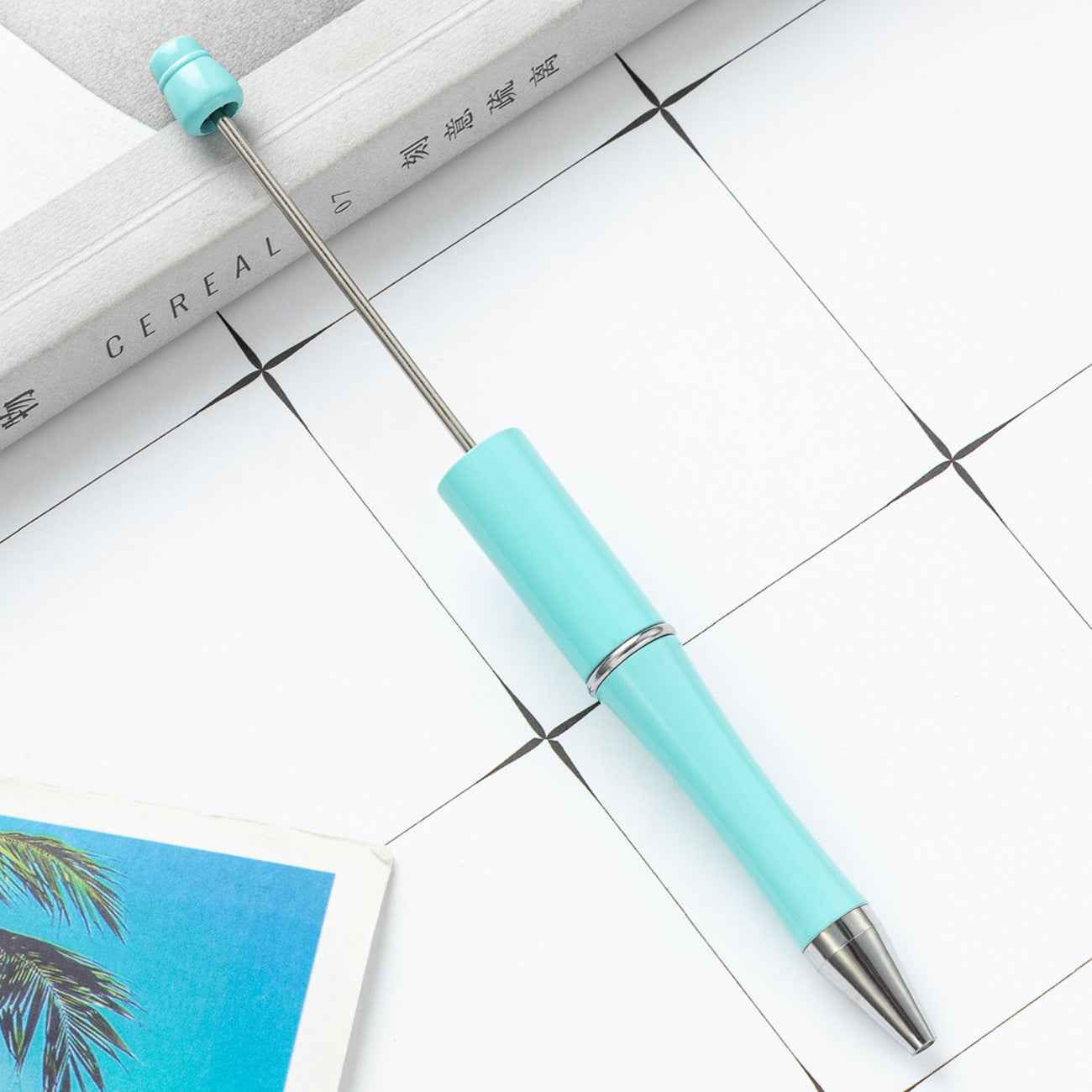 Macaron Color Beaded Pen
